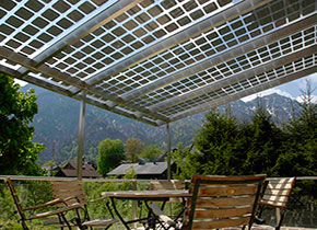 Solarfassade mit Photovoltaik
