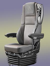 luftgefderter Fahrersitz