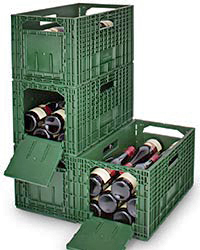 Cabka Wein Box grün