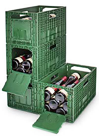 Cabka Wein Box grün