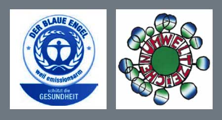 Umweltzeichen für Linoleum