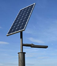 Solare Strassenbeleuchtung mit LED-Leuchten