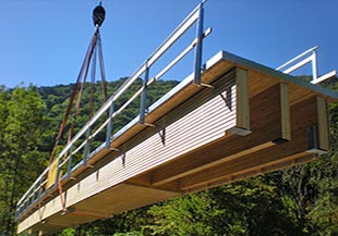 Holzbrückenbau
