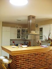 Tageslicht in Hausflur Küche Badezimmer und Treppenhaus