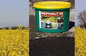 umweltfreundlich Asphalt reparieren
