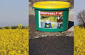 umweltfreundlich Asphalt reparieren