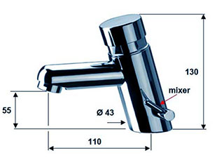wassersparende Sensorarmatur