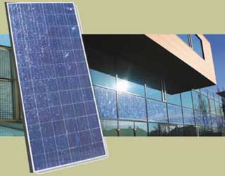Solarelement für Fassade