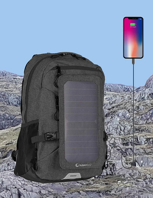Solarrucksack zum Handi solar laden