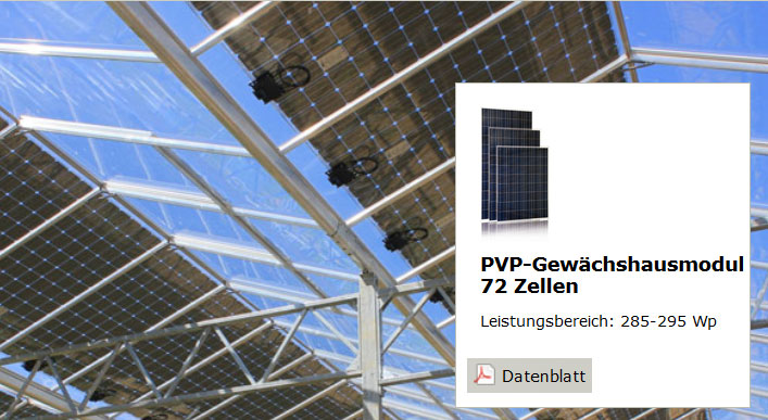 Solarmodul Datenblatt