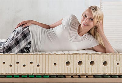 Matratze aus Latex Test