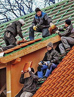 Dachplatten aus Beton